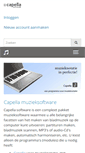 Mobile Screenshot of capella.nl
