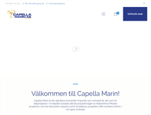 Tablet Screenshot of capella.se